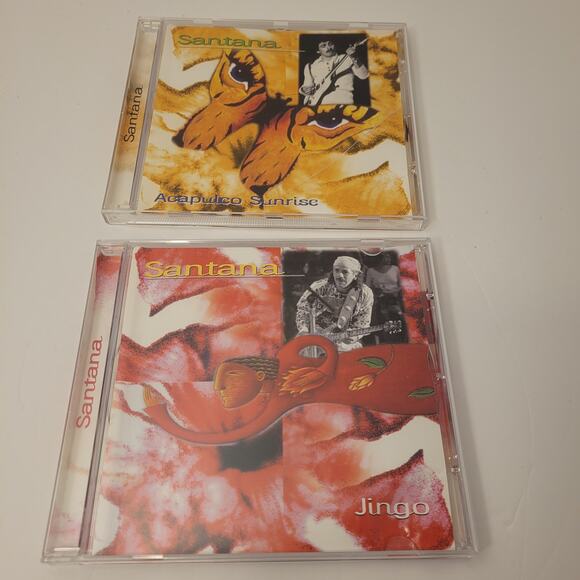 Santana Lot Of 2 CD's Acapulco Sunrise/Jingo Pre-Owned 2000 - Picture 1 of 11